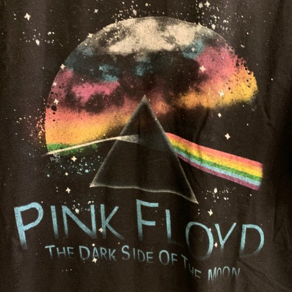 Pink Floyd Dark Side Of The Moon T-Shirt Black Mens Size Large - Picture 2 of 4